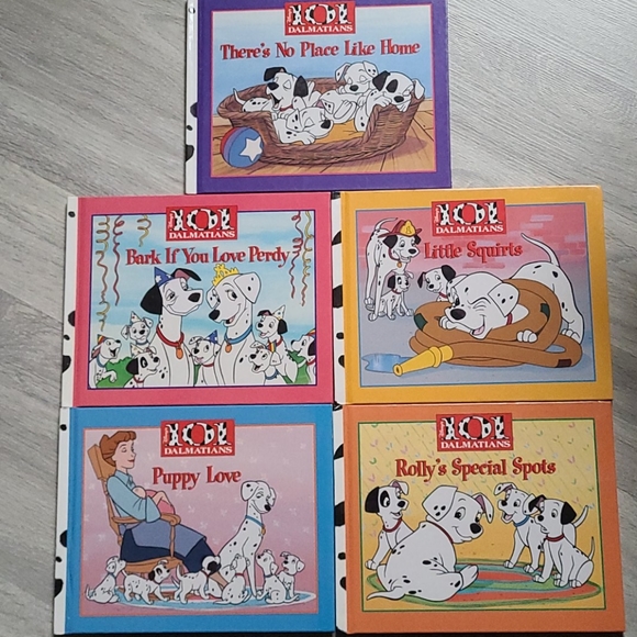 Vintage 101 Dalmatians Hardcover Storybooks
